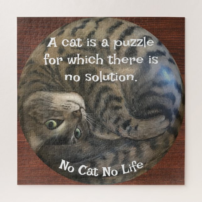 Puzzle Sin gato sin vida (Vertical)