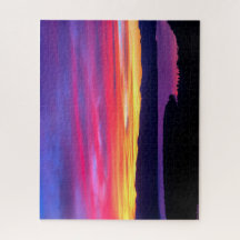 Sinfonía de Crepúsculo: cielo pintado sobre el nue