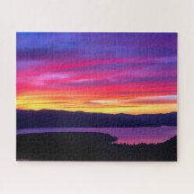 Sinfonía de Crepúsculo: cielo pintado sobre el nue
