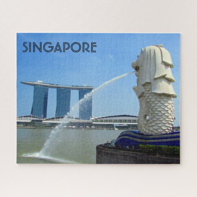Puzzle singapur merlion (Horizontal)