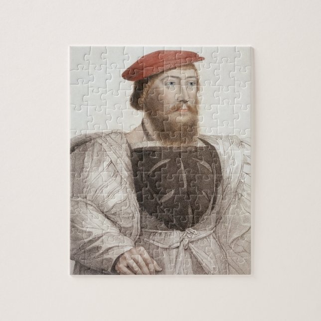 Puzzle Sir Thomas Boleyn (1477-1539) grabado por Francesc (Vertical)