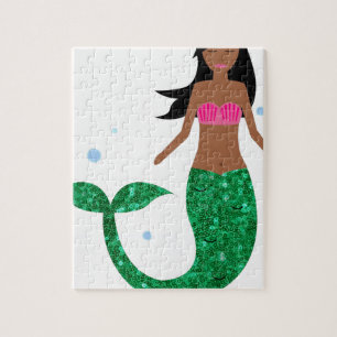 Puzzle sirena afroamericana