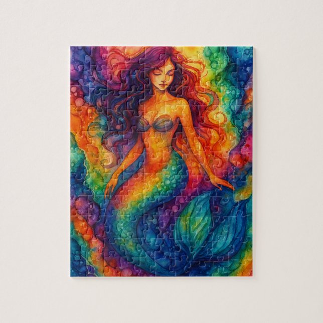 Puzzle Sirena Arcoíris (Vertical)