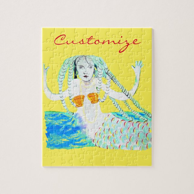 Puzzle Sirena con candados Thunder_Cove (Vertical)