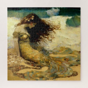 Puzzle Sirena de arena dorada
