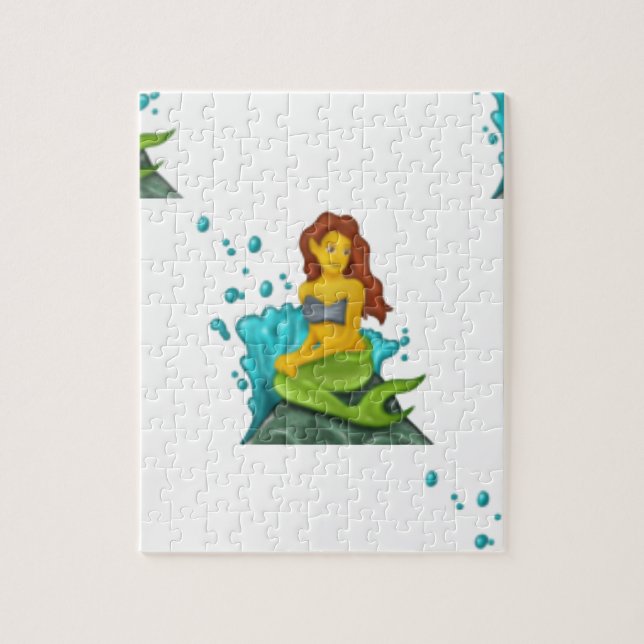 Puzzle sirena de emoji (Vertical)