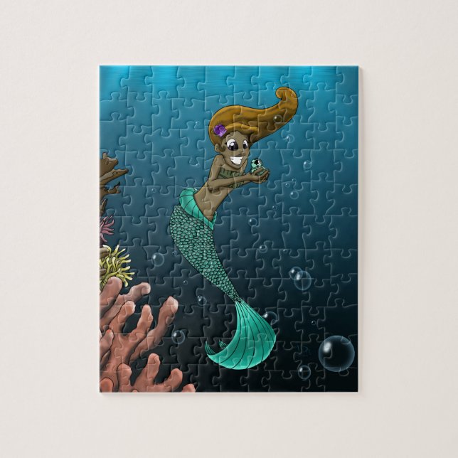 Puzzle Sirena negra (Vertical)