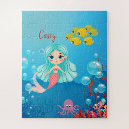 Puzzle Sirena personalizada