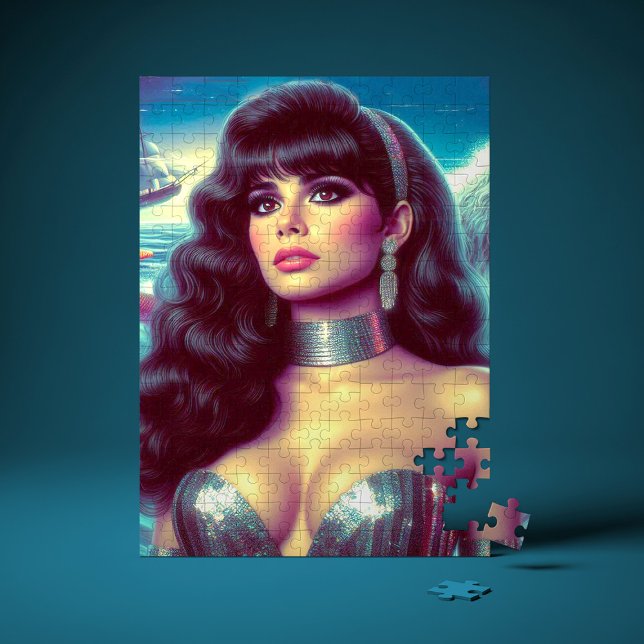 Puzzle Sirena Retro Pin-up (Subido por el creador)