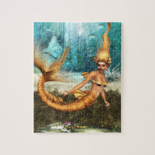 Puzzle Sirena rubia