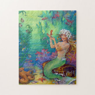 Puzzle Sirena, Seahorse, y pulpo