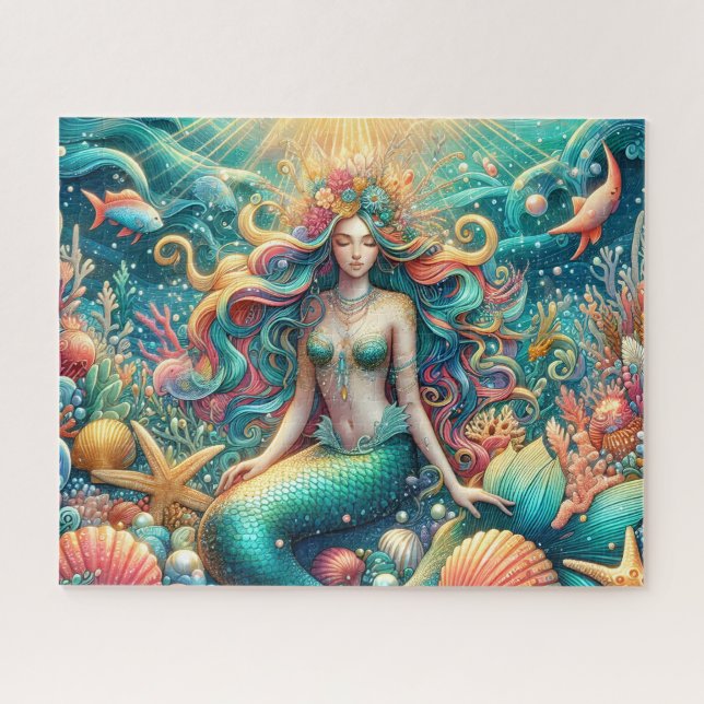 Puzzle Sirena Subacuática (Horizontal)