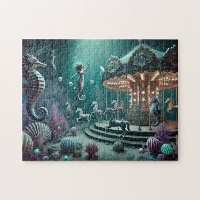 Puzzle Sirenas Caballitos de Mar Carnaval de las Mareas M (Horizontal)