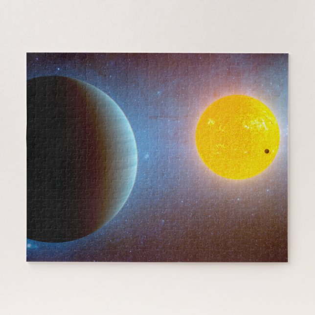 Puzzle Sistema Estrella Kepler-10. (Horizontal)