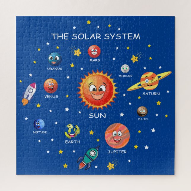 Puzzle Sistema solar (Vertical)