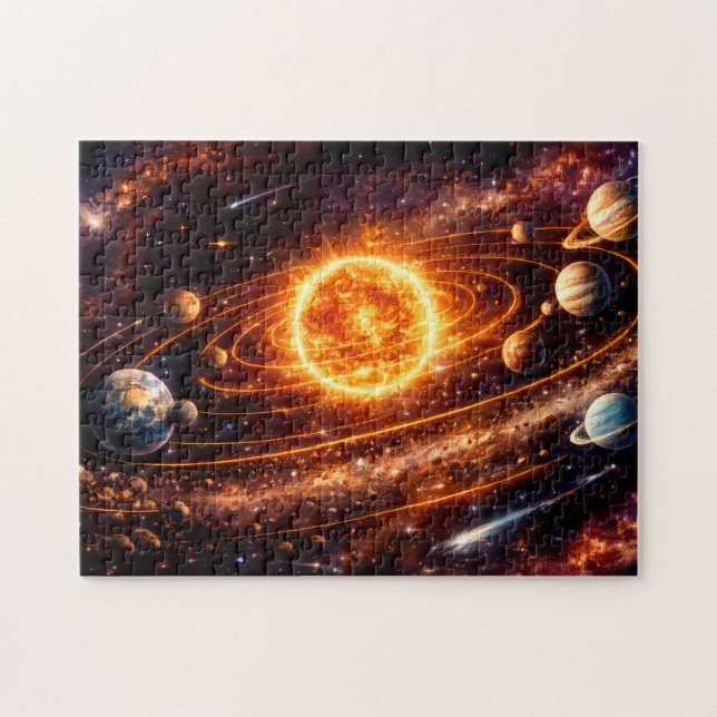 Puzzle Sistema Solar – Explorar Aprender Descubrir (Horizontal)