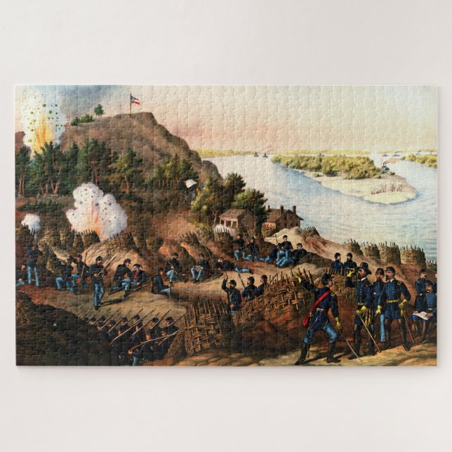 Puzzle Sitio de Vicksburg Ulysses S. Grant 1888 (Horizontal)