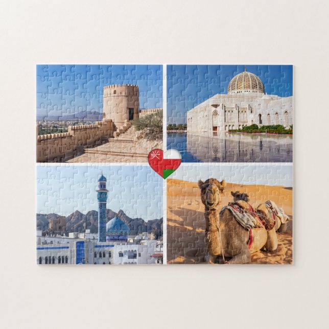 Puzzle Sitios emblemáticos del Sultanato de Omán (Horizontal)