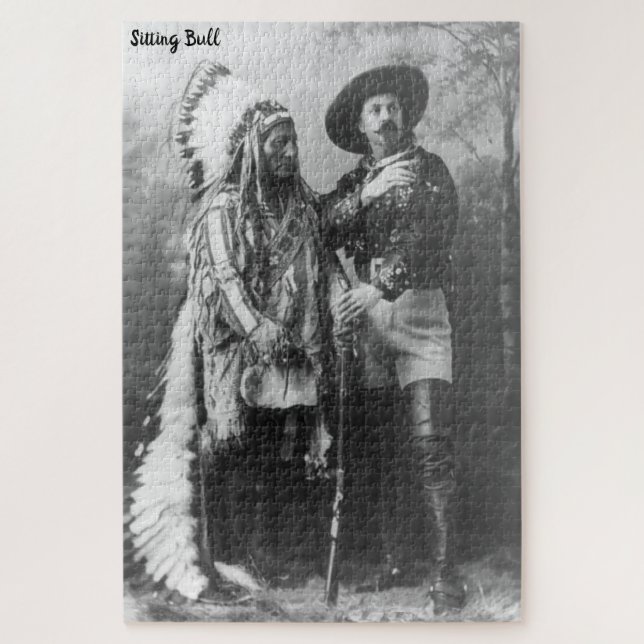 Puzzle Sitting Bull (Vertical)