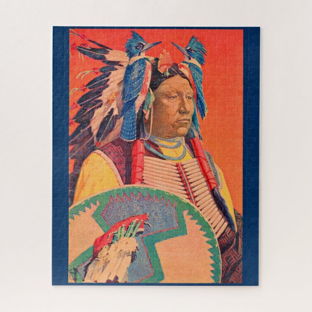 Puzzle Sitting Bull (Vertical)