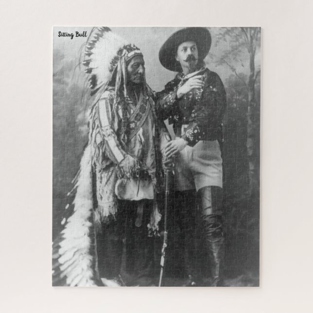 Puzzle Sitting Bull (Vertical)