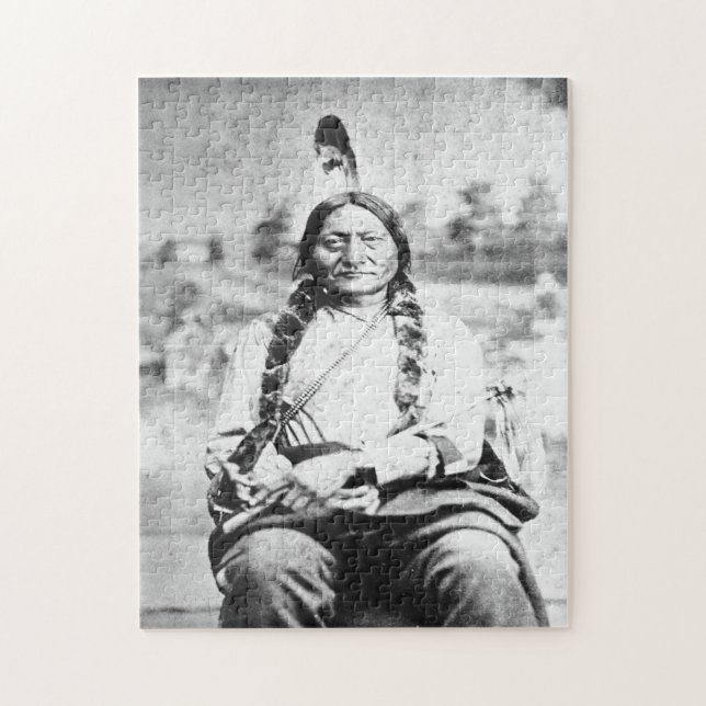 Puzzle Sitting Bull (Vertical)