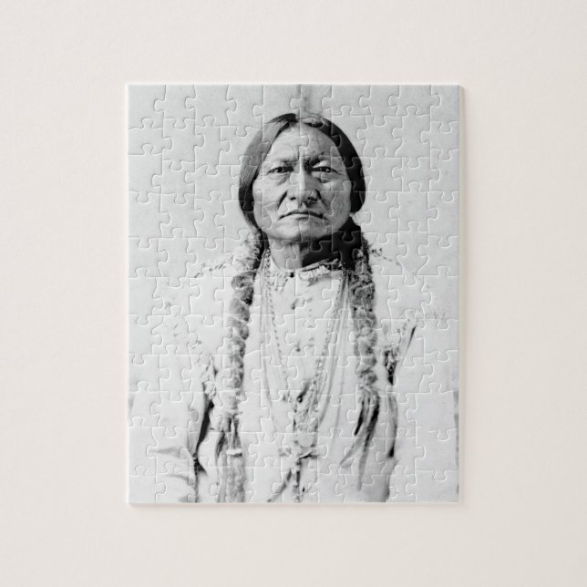 Puzzle Sitting Bull Native American (Vertical)