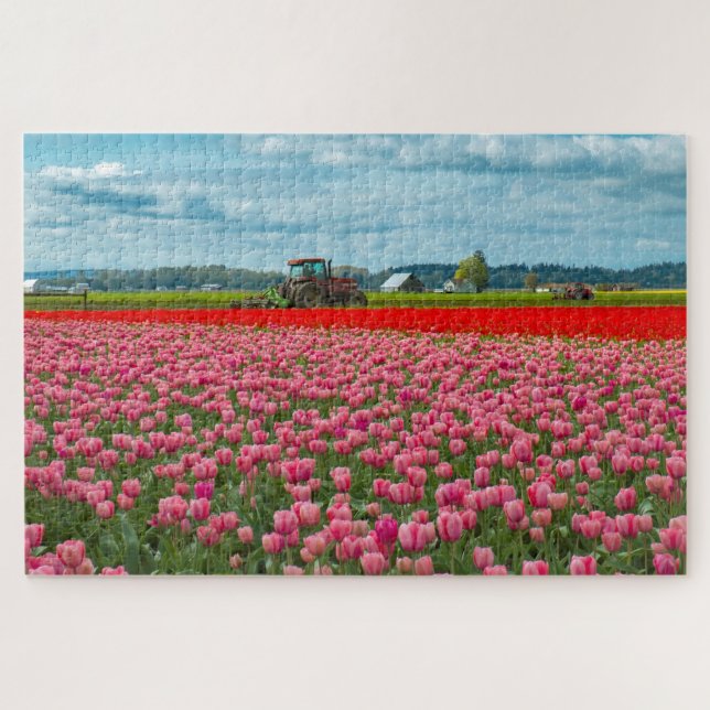 Puzzle Skagit Valley Tulip Spring (Horizontal)