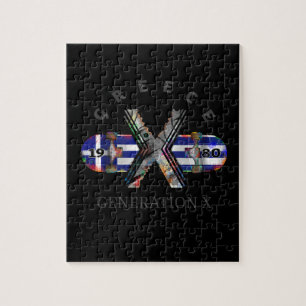 Puzzle Skateboard Generation X Greece de los años 1980