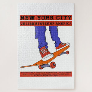 Puzzle Skateboard Guay de Nueva York