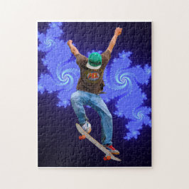 Puzzle Skateboarder Action Sports Art
