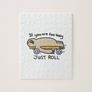 Puzzle Skateboarding de la pereza