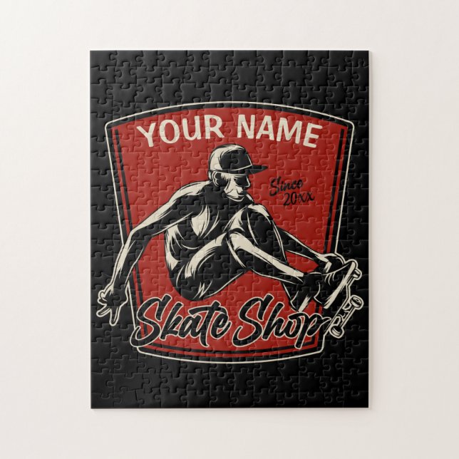 Puzzle Skateboarding personalizada (Vertical)