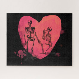 Puzzle Skeleton Love