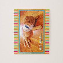 Skippy of the Wonder Cat Colorful Cute Jigsaw Puzz