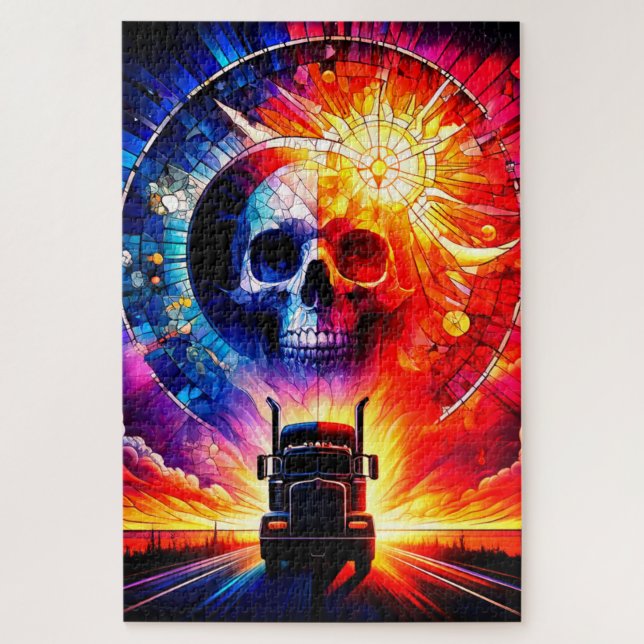 Puzzle Skull Art (Vertical)