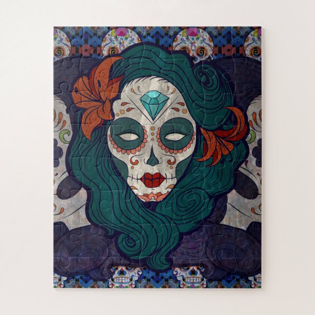 Puzzle Skull Ladies (Vertical)