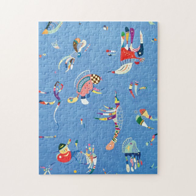 Puzzle Sky Blue por Wassily Kandinsky (Vertical)
