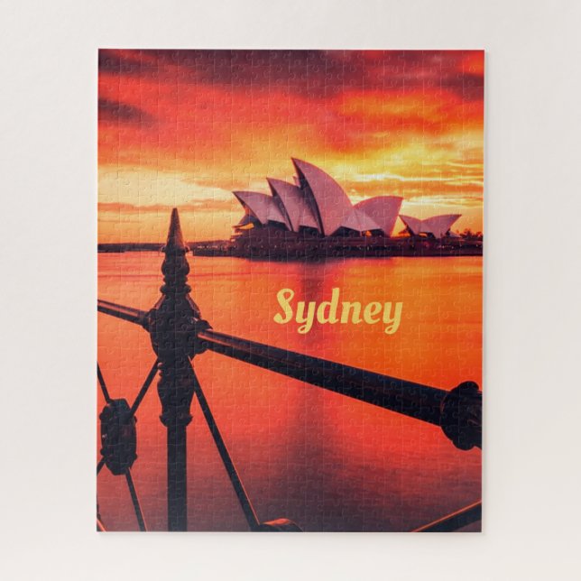 Puzzle Sky, Naranja de ópera de Australia en Sydney (Vertical)