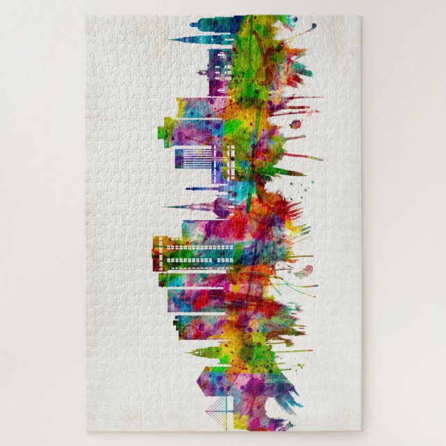 Puzzle Skyline Charleston South Carolina (Vertical)