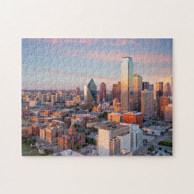 Puzzle Skyline Dallas Downtown Dallas View West End Dalla (Horizontal)