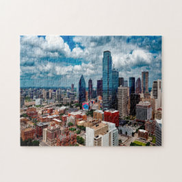 Puzzle Skyline Dallas Texas.