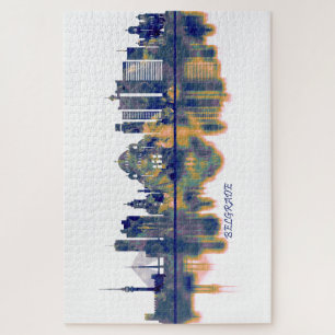 Puzzle Skyline de Belgrado