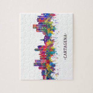 Puzzle Skyline de Cartagena Colombia
