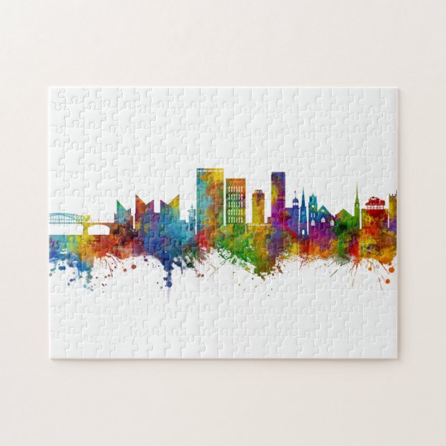 Puzzle Skyline de Chattanooga Tennessee (Horizontal)