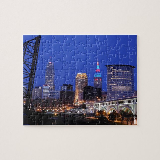 Puzzle Skyline de Cleveland (Horizontal)