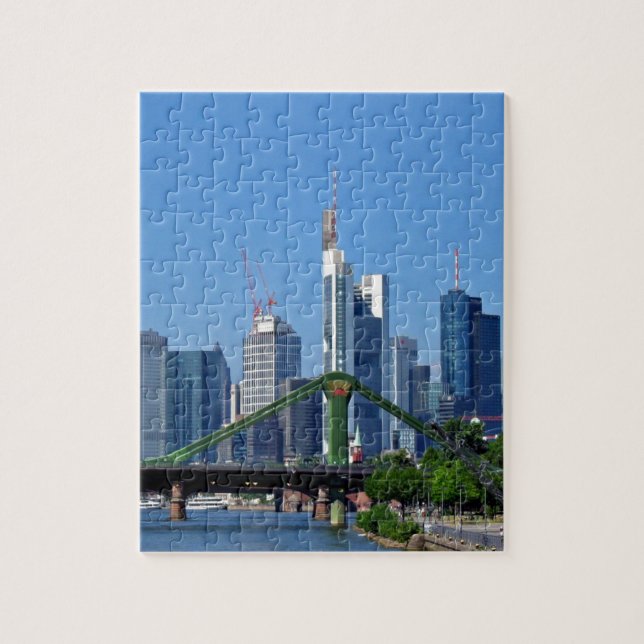 Puzzle Skyline de Frankfurt (Vertical)