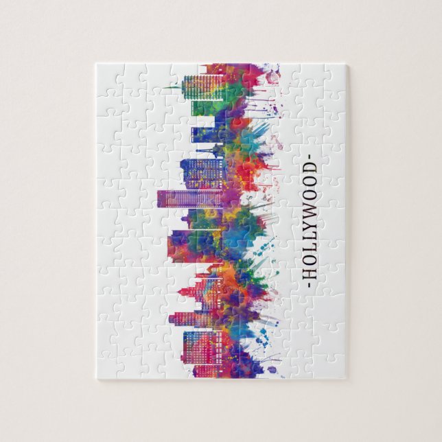 Puzzle Skyline de Hollywood (Vertical)
