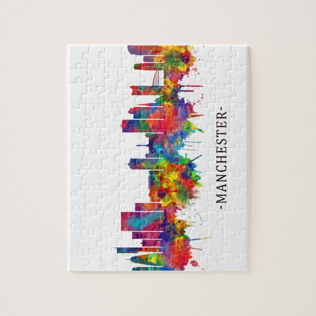 Puzzle Skyline de Manchester (Vertical)