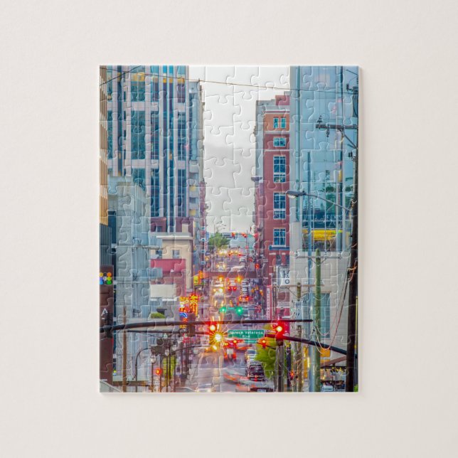Puzzle Skyline de Nashville Tennessee (Vertical)